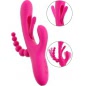 Triple Vibe Flicking – 3 Motoare, 7 Viteze, Reîncărcabil Roz