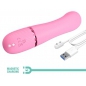 Pretty Love Marski Pink - Vibrator Rabbit 10 Funcții, USB Roz