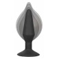 Anal Plug Large Silicone Inflatable Negru