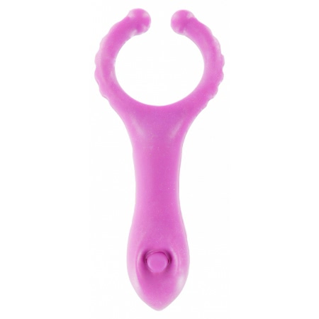 Inel Penis Vibrating Clitoris Stim C-Ring Roz