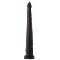 X Men Plug Anal PVC Negru cu Ventuză, 59 cm, Stimulare