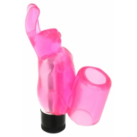 Vibrator Rabbit Finger Sleeve Roz 7.5cm pe xBazar