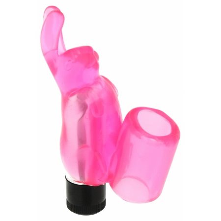 Vibrator Rabbit Finger Sleeve Roz 7.5cm