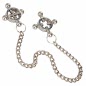 4 Point Nipple Press Chain Negru