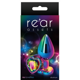 Anal Plug Rear Assets Multicolor Heart M