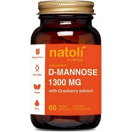 Natoli D-Manoză 1300mg Cu Merișor Pentru Tract Urinar 60buc