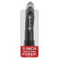 Pipedream Vibrator De împingere 7.6 cm, 10 Moduri, USB C Negru