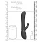 Vibrator Chou Punctul G Rabbit And Clitoral Negru