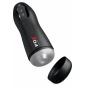 PDX Elite Masturbator Automat 7 Vibratii 7 Suctiuni Reincarcabil Negru