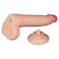 LoveToy Sliding Skin Dildo 20 cm – Realist, Ventuză