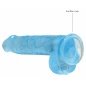 Dildo Shots Realistic Albastru