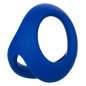Inel Penis Dual Ring cu Suport pentru Testicule Albastru