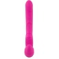 Strapless Strap On Cu 2 Vibratoare Reîncărcabil Roz