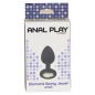 Anal Plug Diamond Jewel Small Negru