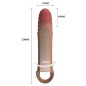 Pretty Love Sleeve TPE Vibrator – 21–25 cm, Diam. 5.5–5.9