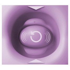 Vibrator Clitoridian Lush Kiss Plush cu Limbă Rotativă Mov