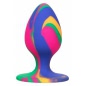 Anal Plug Cheeky Medium Tie-Dye Multicolor