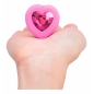 Plug Anal B-Vibe cu Inimă - 15 Moduri, 6 Nivele Roz