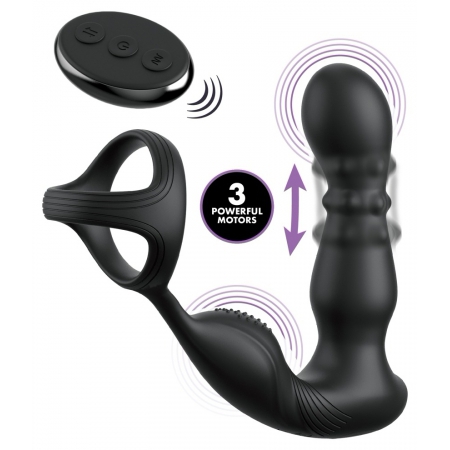 Anal Fantasy Elite Slide Glide 10 Funcții Reîncărcabil Negru