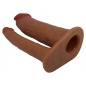 Pretty Love Keaven Chiloti Cu Ham Si Dublu Dildo Natural