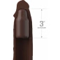 Extensie Penis X-Tensions Elite +8,9 cm, +66% grosime Maro
