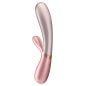Vibrator Rabbit Hot Lover Heat Silicon 19.9 cm Roz