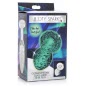 Anal Plug Glow In The Dark Glass Transparent