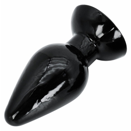 Plug Anal XXL 14 cm — Negru, Bază Lată Pentru Siguranță
