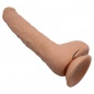 Dildo Vibrant Realist cu Ventuza Material TPR Natural