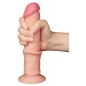 LoveToy Sliding Skin 20 cm — Dildo Realist cu Ventuză