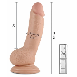 Vibrator Real Extreme cu Ventuză pentru Folosire Hands-Free