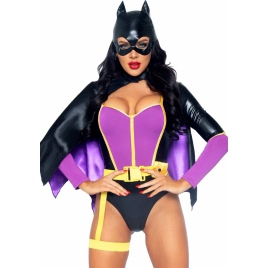 Costum Leg Avenue Bombshell Bat Mov pe xBazar