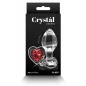 Crystal Desires Red Heart M Transparent