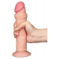 LoveToy Sliding Skin 20 cm — Dildo Realist cu Ventuză