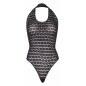 Body Leg Avenue Lace Snap Linda Negru XS-L