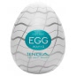 TENGA Egg Wavy II, Compact și Discret cu Textura Ondulată Alb