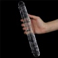 Dildo Dublu 12inch Flawless Transparent