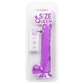 CalExotics size Queen 30,5 cm – Realist cu Ventuză Mov