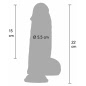 Ultra Realistic Dildo Silicon 22 cm Natural