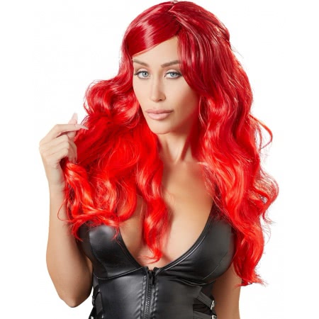 Peruca Cottelli Collection Wig Wavy Long Rosu