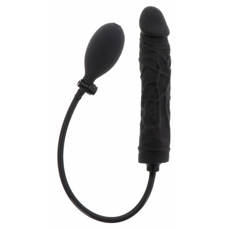 Plug Gonflabil Negru Silicon 100% și Supapă Rapidă