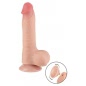 LoveToy Sliding Skin Dildo 20 cm Realist Nude