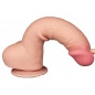 Dildo Realist LoveToy 24 cm TPE Dual Density Ventuză