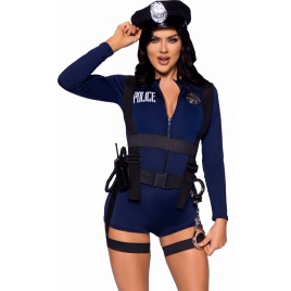 Costum Leg Avenue Flirty Cop Albastru pe xBazar