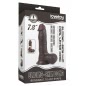 Dildo cu Ventuza Sliding Skin Dual Layer Dong Maro