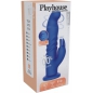 Playhouse Rabbit Rotativ Punct G — 10 Vibrații, 10 Rotații Albastru