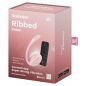Satisfyer Ribbed Petal Rose 12 Moduri Flexibil IPX7 Roz