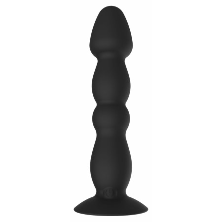 Plug Anal Vibrant ToyJoy Large — 17 cm, Reîncărcabil Negru