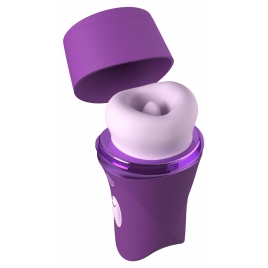 Vibrator Clitoridian Lush Kiss Plush cu Limbă Rotativă