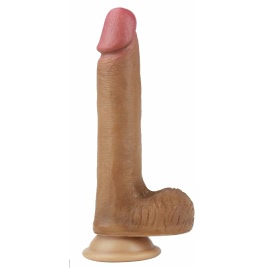 Dildo Realist Nature Penis Strat Dublu Silicon 20 cm pe xBazar